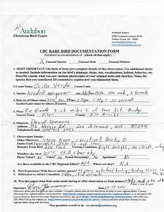 Rare bird form [PDF]